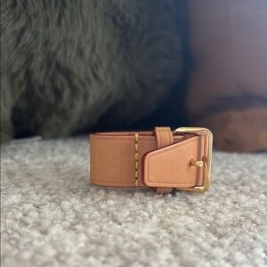 NWOT LV Tan and Gold luggage tag